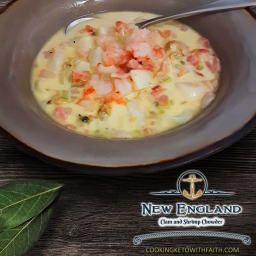 New England Clam And Shrimp Chowder