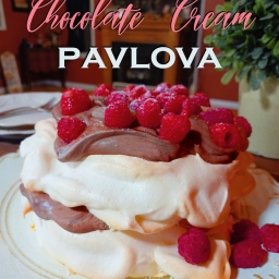Chocolate Cream Pavlova